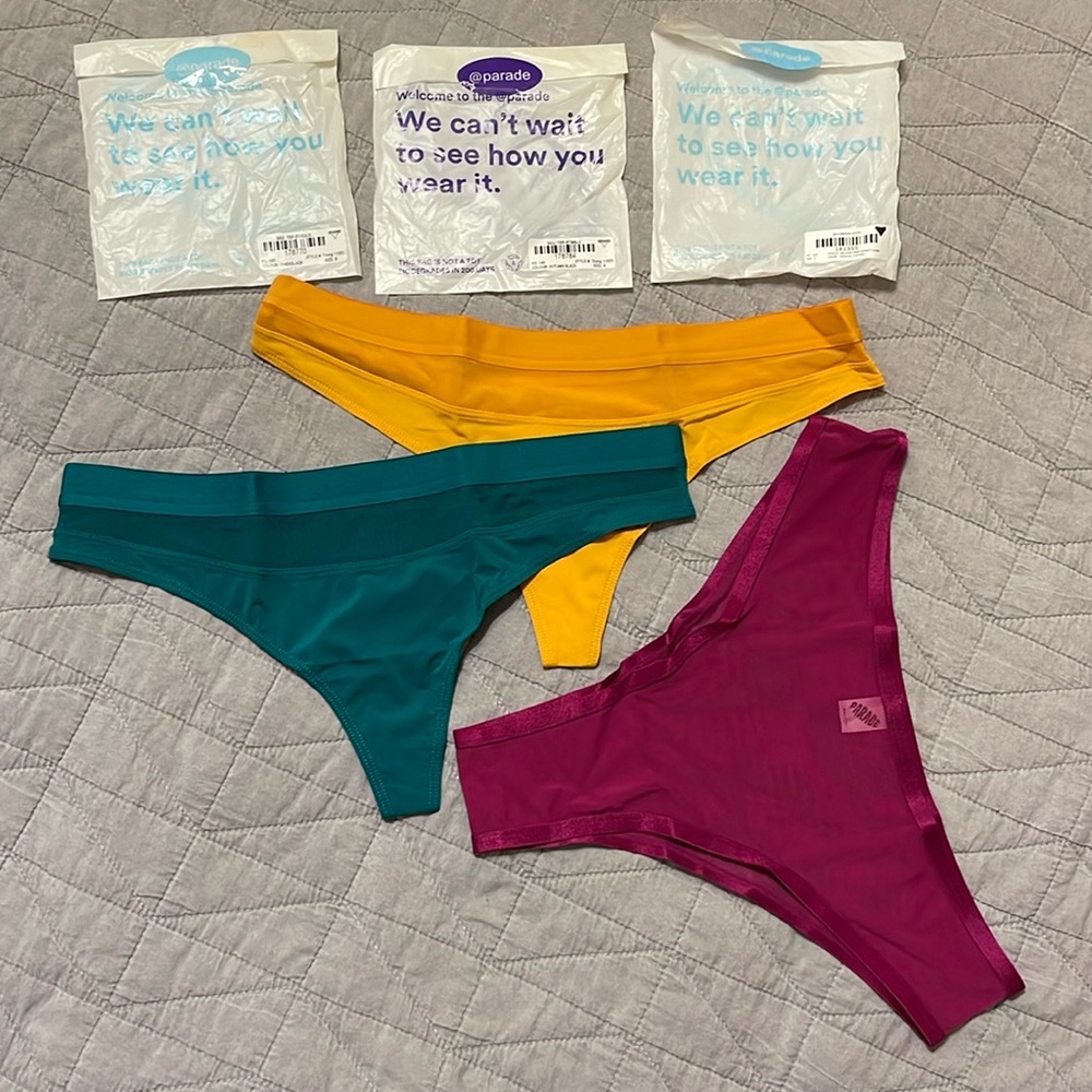 2 Parade Thongs & 1 High Rise Cheeky - S | Bundle